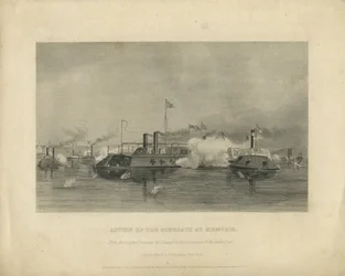 Tykkiveneiden toiminta Memphisissä, n. 1865